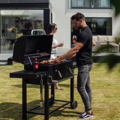 Landmann XXL stor kullgrill med lokk og vogn