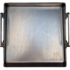 Landmann stekehelle for grill, karbonstål, 40 x 39 cm