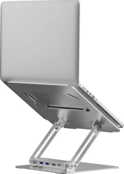 Laptopstativ med dokkingstasjon, 10–17 tommer