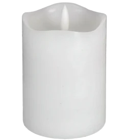 LED kubbelys med timer, hvitt