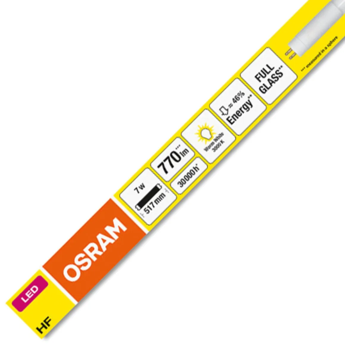 LED lysrør T5 7 W Osram SubstiTUBE 517 mm