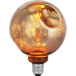 LED dekorpære E27 4,5 W dimbar messing metallic, 125 mm