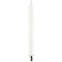 LED-kronelys E14 25 cm hvit, 2-pakning