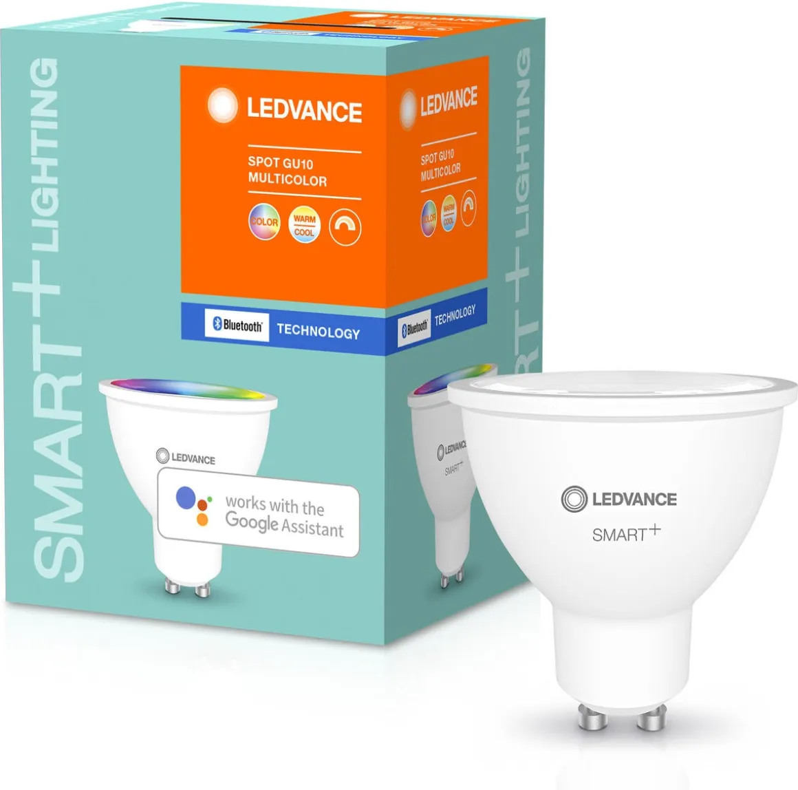 Ledvance Smart+ dimbar LED-pære, RGB, GU10