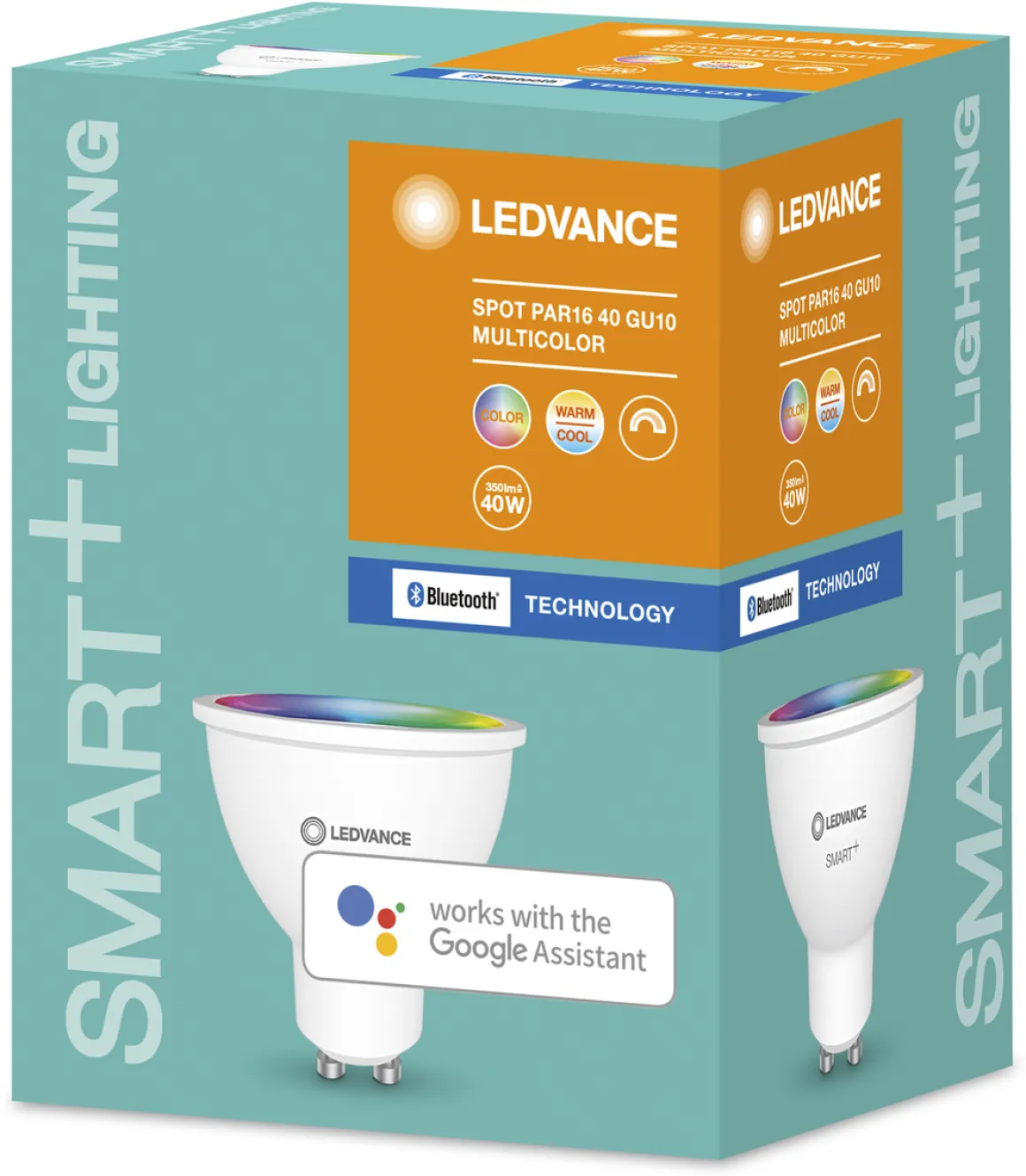 Ledvance Smart+ dimbar LED-pære, RGB, GU10