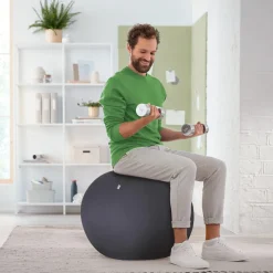 Leitz Ergo Cosy ergonomisk sitteball til kontor, 65 cm
