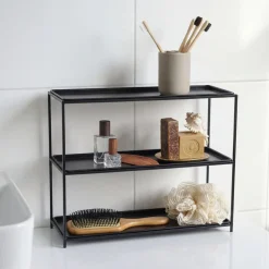 Liten metallhylle, 40 x 32,5 x 15 cm