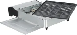 Liten og bærbar gassgrill med keramisk belegg