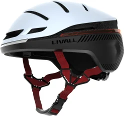 Livall EVO21 Commuter+ Smart sykkelhjelm, hvit