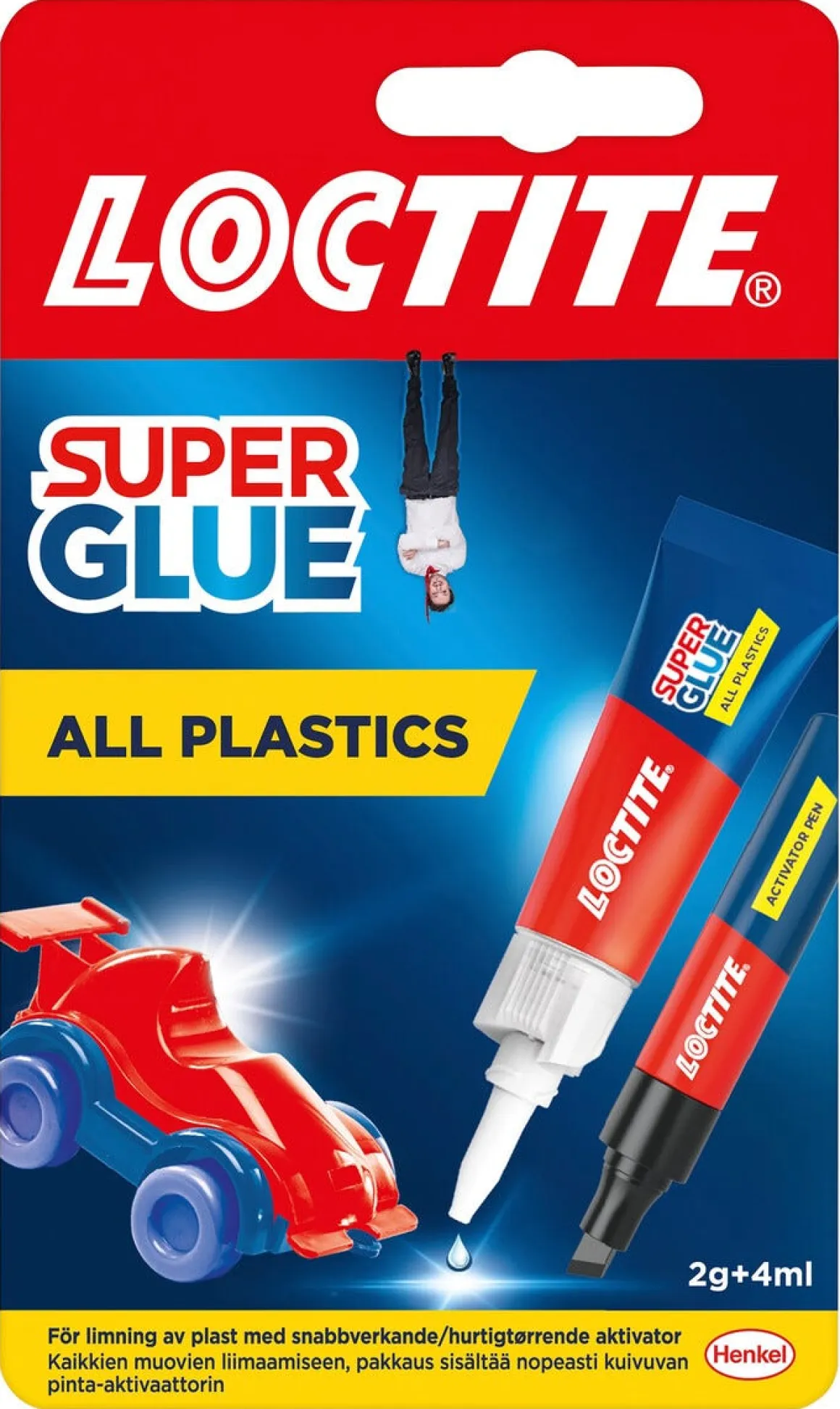 Loctite All Plastics Super Glue plastlim