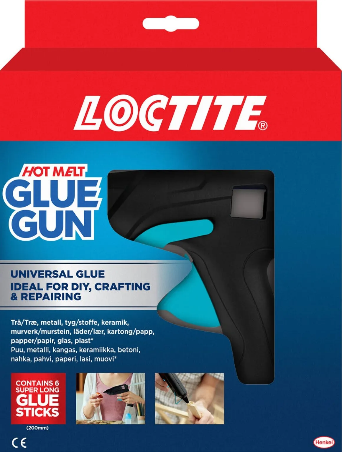 Loctite Glue Gun limpistol, 12 W