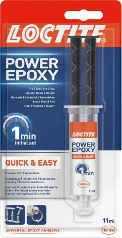 Loctite Power Epoxy lim 1 min, 11 ml