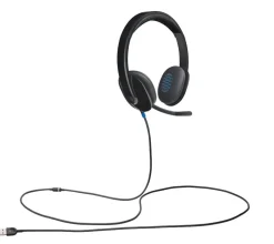 Logitech H540 hodetelefoner med mikrofon og USB