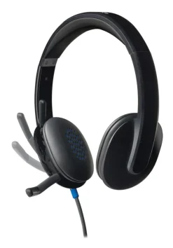 Logitech H540 hodetelefoner med mikrofon og USB