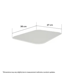 Lokk Neat til oppbevaringskurv av resirkulert plast, 36 x 27 cm