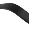 Lærhåndtak Levanto svart, 158 mm