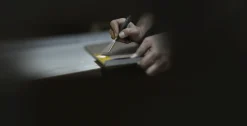 Lyra Dry LED snekkerblyant, trykkblyant