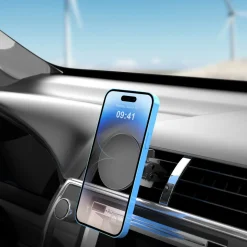Magnetisk mobilholder for bil, til ventilasjon