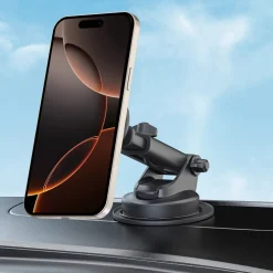 Magnetisk mobilholder til bil med sugekopp