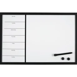 Magnetisk whiteboard ukeplanlegger, 60x40 cm