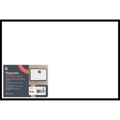 Magnetisk whiteboard 60x40 cm sort ramme