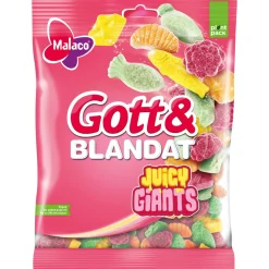 Malaco Godt & Blandet Juicy Giants, 480 g