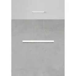 Markslöjd Plano taklampe kontor, dimbar, hvit, 95 cm