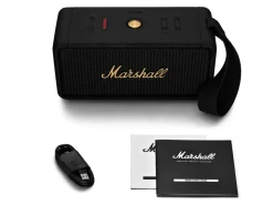 Marshall Middleton bærbar høyttaler, svart/messing