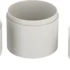 Matboks med 2 rom, 600 + 500 ml, plast, beige