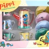 Micki Pippi dukkeservise i metall, 10 deler, fra 3 år
