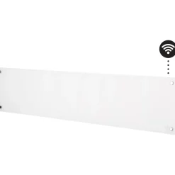Mill Glass Smart wifi-varmeovn Gen. 4, hvit, 1050 W