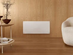 Mill Glass Smart wifi-varmeovn Gen. 4, hvit, 1000 W