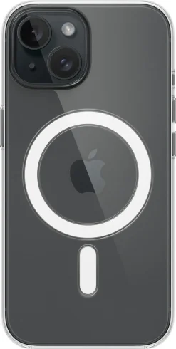 Mobildeksel med MagSafe for iPhone 15, Apple Clear Case