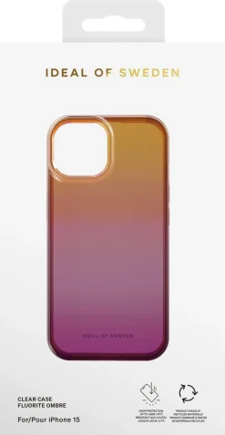 Mobildeksel til iPhone 15, Ideal of Sweden Clear Case