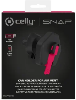Mobilholder for ventilasjon i bil, Snapvent Celly