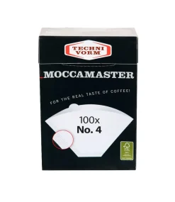 Moccamaster no.4 kaffefilter 1x4, 100-pakning