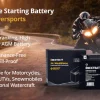 Motorsykkelbatteri AGM 12 V, 18 Ah