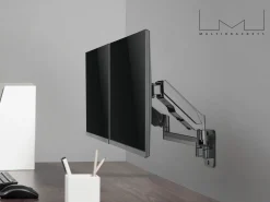 Multibrackets M basic monitorarm vegg, VESA, Dual