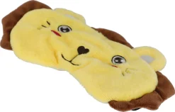 Nakkepute med sovemaske til barn, løve