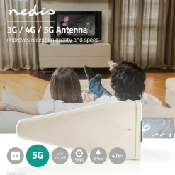 Nedis 5G-/4G-antenne for mobilt bredbånd 1 dB, ANOR5G10WT