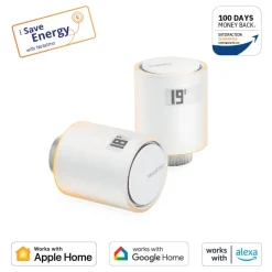 Netatmo smart radiatortermostat startsett, 2-pakning