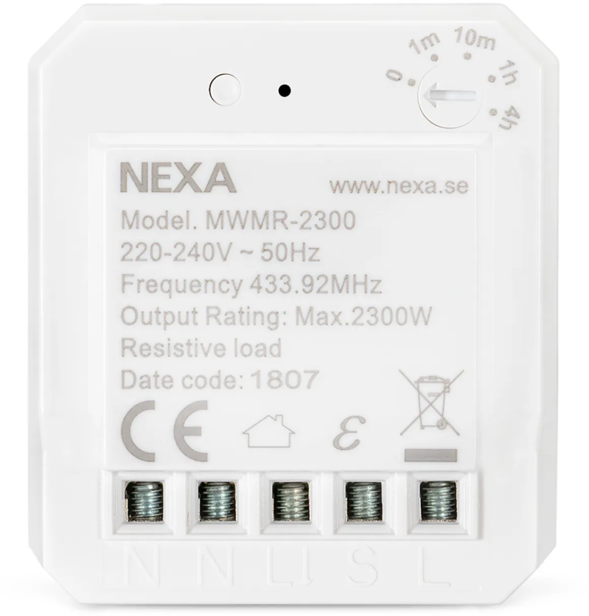 Nexa MWMR-2300 innbyggingsmottaker på/av