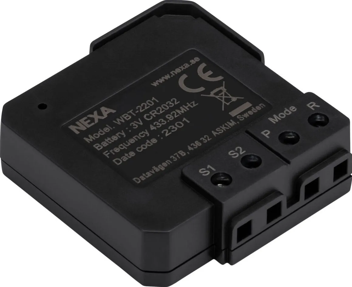 Nexa WBT-2201 batteridrevet innbyggingssender
