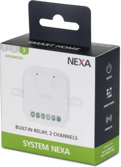 Nexa MCMR-3000 mottaker for innbygging, på/av, 2 kanaler
