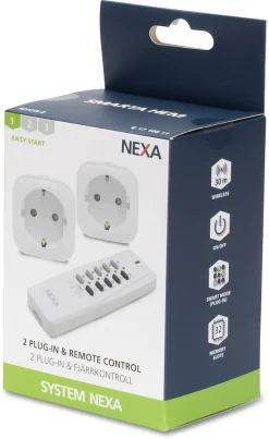 Nexa MYCR-2, 2 stk. fjernstrømbrytere