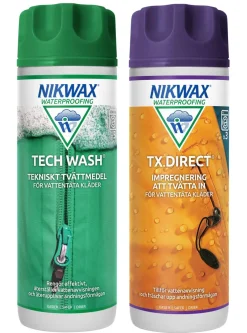 Nikwax Tech Wash & TX.Direct vask og impregnering, 2-pakning