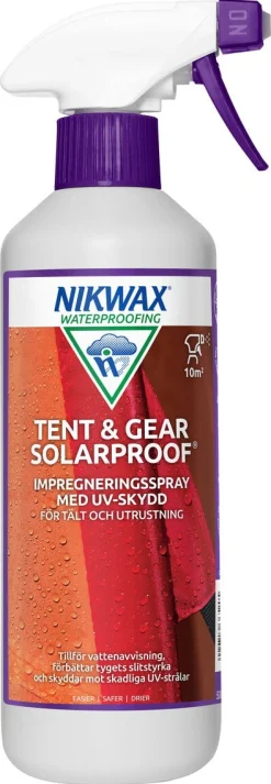 Nikwax Tent & Gear Solar Proof impregnering UV-beskyttelse, 500 ml