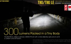 Nitecore oppladbar LED-lommelykt, USB-C, 300 lm