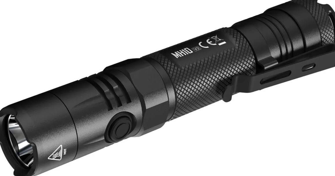Nitecore vanntett oppladbar LED-lommelykt, 1200 lm
