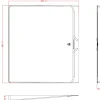 Nordic Quality V2 dryppbrett oppvaskmaskin, 60 x 54,5 cm